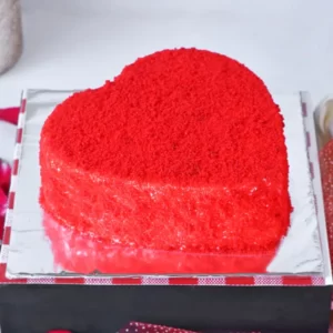 Heart Shaped Red Velvet Cake (Half Kg)